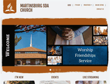 Tablet Screenshot of martinsburgadventist.org